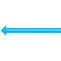turquoise arrow