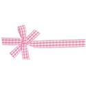 ribbon plaid pink