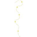 string beads yellow
