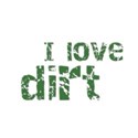 wordartilovedirtgreen