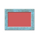 Chipped Frame Blue Shadow