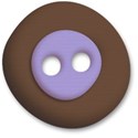 Clay Button Brown