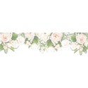 roses ivory border