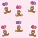 Pink party bear background