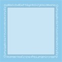 background blue with aphabet