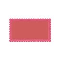 Little scallop frame red