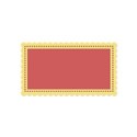 Little scallop frame yellow