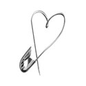 heart pin