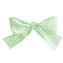 ribbon ging green