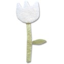 Felt Tulip White