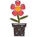 Flower Pot Sticker