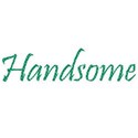 Word Art - Handsome