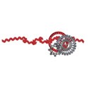 red cluster border