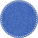 blue sparkle circle