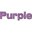 purple (satin)