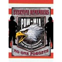 POW MIA emblem over flag 1