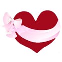 Heart wrappped in ribbon copy