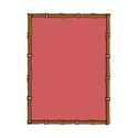 bamboo frame brown