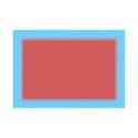 Blue rect sponge