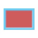sponge rect bev blue