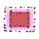 pink heart frame
