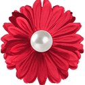 bead flower red