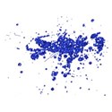 glitter splat blue