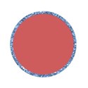 frame glitter circle blue