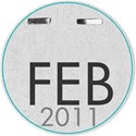 Circle date tag Feb