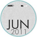 Circle date tag JUN