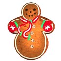 diamond stud snowman cookie