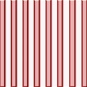 Red metal and white Stripes