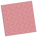 turned red checkered paper