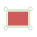 frame ligt green circles