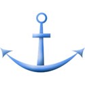 baby blue anchor