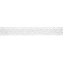 overlay thin scallop white