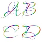 Neon Alphabet & Frames