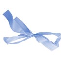 bow plain blue
