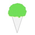 green sno cone