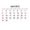 April 2012 background