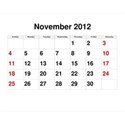 November 2012 background