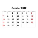 October 2012 background