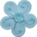 flower teal