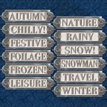 Metal Word Plates #6