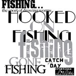 Let s go fishing Wordart 