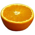 orange sliced