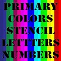 Primary Colors, Stencil Letters