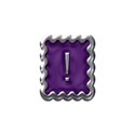 exclamation mark-purple