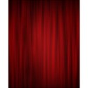 curtain red