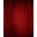 curtain red